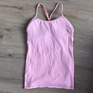 Pink Spaghetti Strap Women's Top